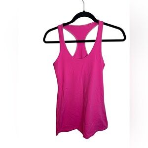 Lululemon Hot Pink Cool Racerback Tank Top